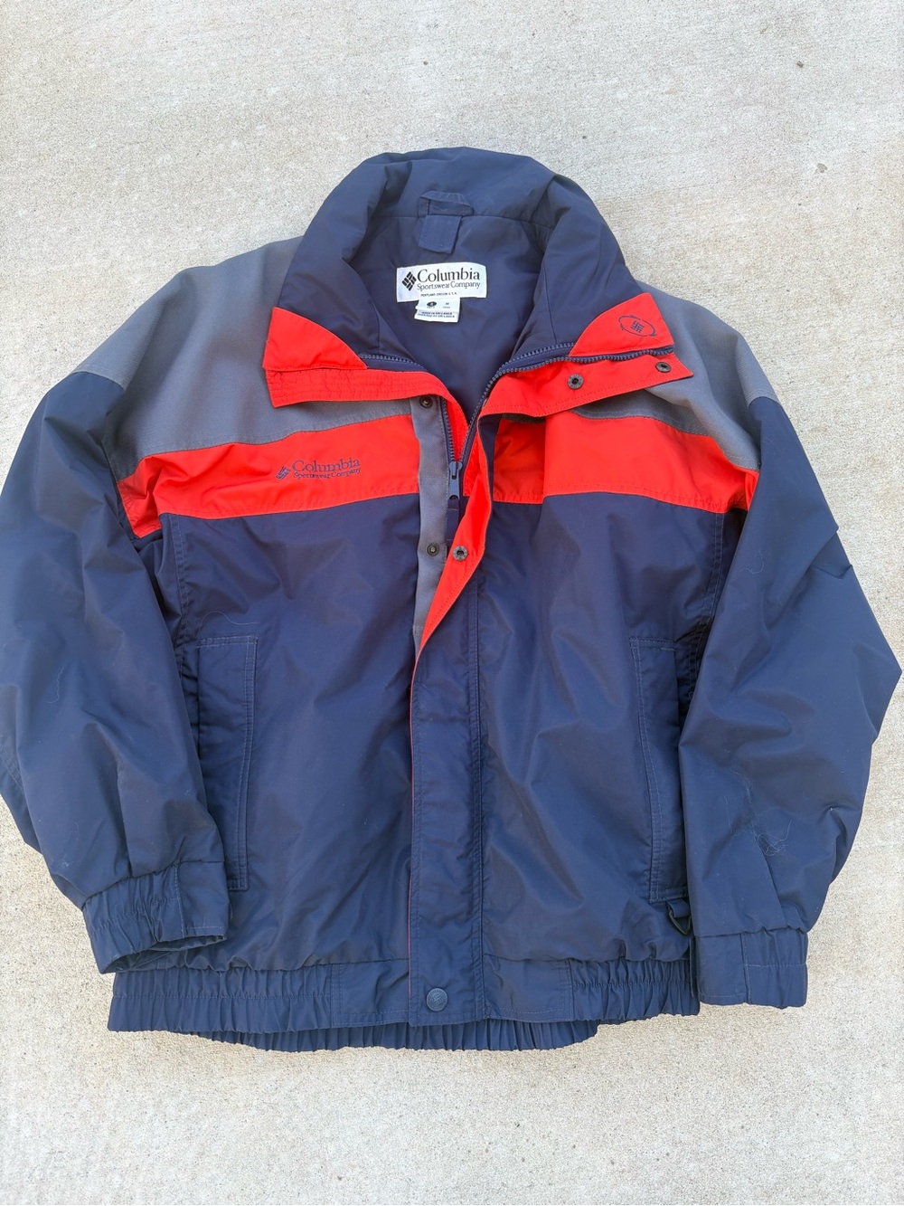 Vintage 90’s Columbia Navy & Orange Bugaboo Jacket